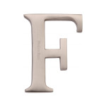 M Marcus Heritage Brass Letter F - Pin Fix 51mm